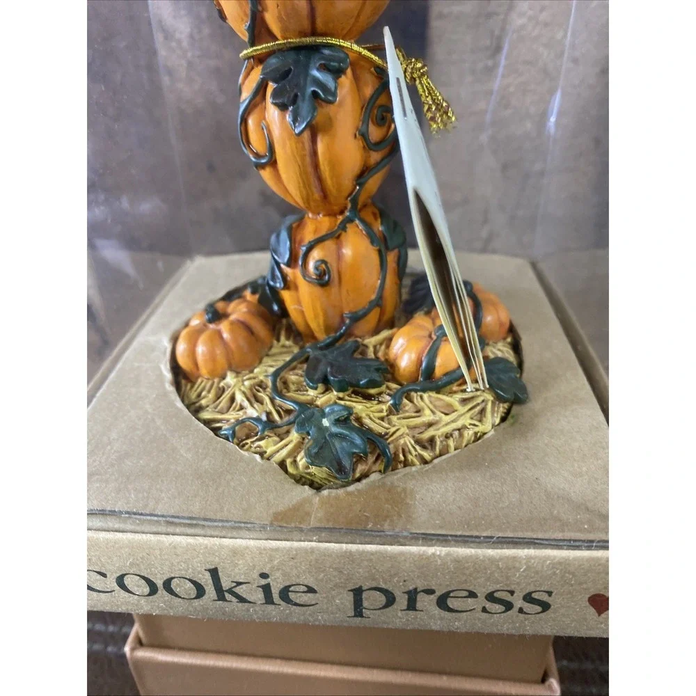 Vintage 1997 Shaker Hearth Pumpkin Patch‎ Cookie Press New In Box Halloween Fall